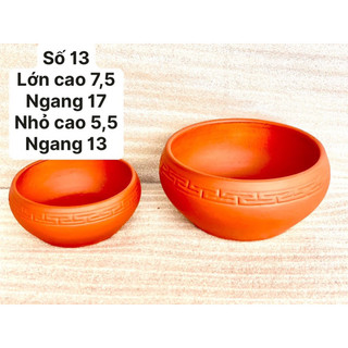 Chậu đất nung ang thấp trồng cây trồng cây hoa kiểng, sen đá, xương rồng