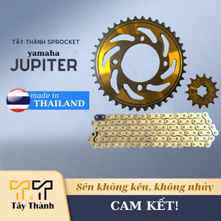 Nhông sên dĩa Yamaha Jupiter, màu vàng sên 10ly, NSD Jupiter