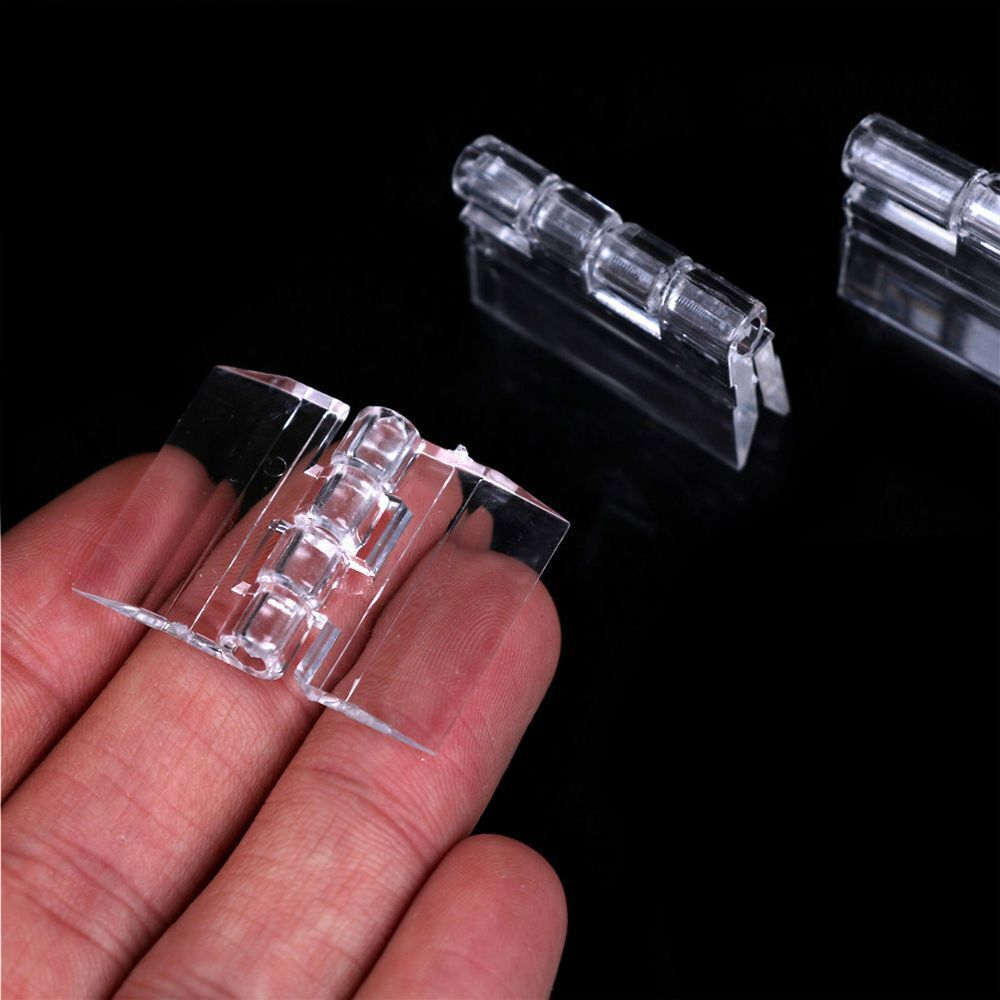 Bản lề mica trong suốt, kích thước 30x34mm (Clear Acrylic Folding Hinges)