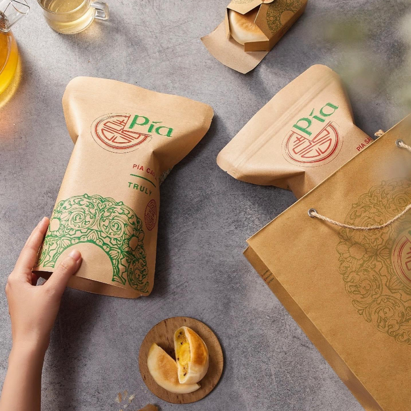 Túi Zip Bánh Pía 4 Bánh Ngẫu Nhiên