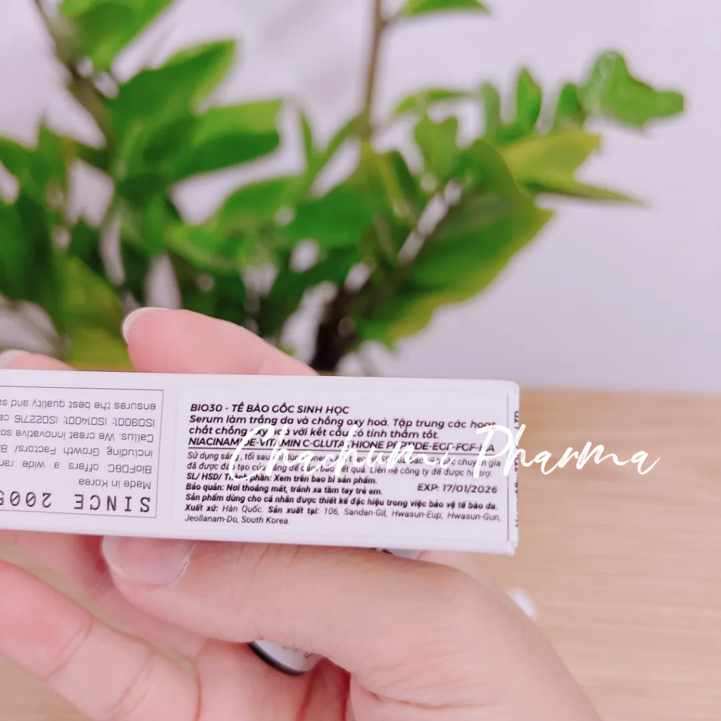 Tế bào gốc Bio30 Vitamin C trẻ hóa da 10ml