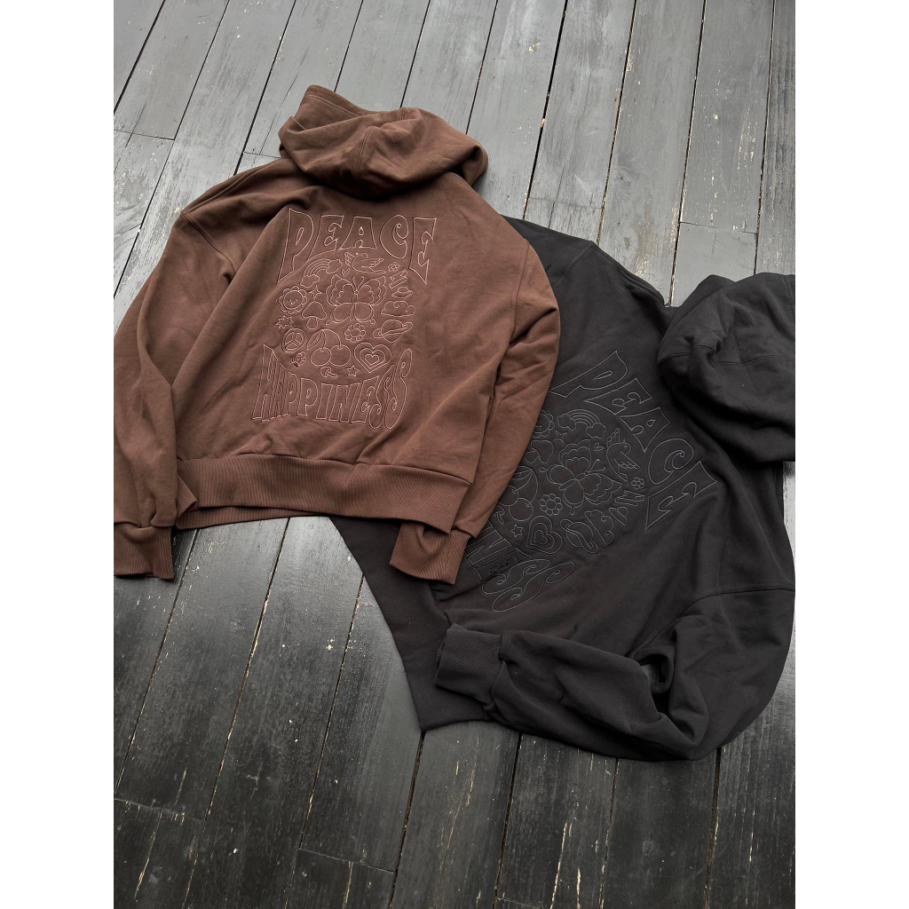 Áo hoodie thêu HBS "HAPPINESS" HOODIE