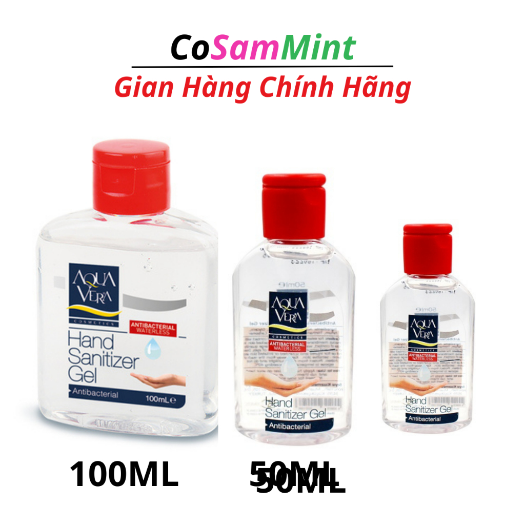 Gel Rửa Tay Khô Aqua Vera 35ml + 50ml + 100ml