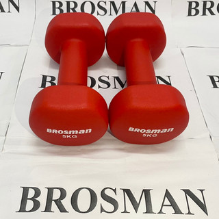 Cặp tạ tay brosman 5kg đỏ nhập khẩu