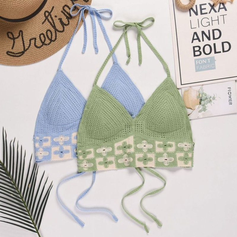 (sẵn-hỏa tốc) Áo Crochet, áo len móc đi biển mùa hè, đi chơi #9016