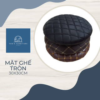 Mặt ghế đệm tròn bọc nệm cốt gỗ cho ghế quầy bar, ghế đôn, ghế eames nhiều mẫu
