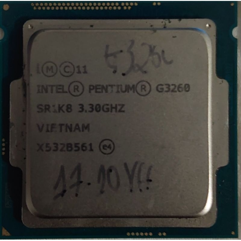 Chip máy tính [CPU intel pentium G3260] socket 1150 2 nhân 2 luồng 3.30GHhz có card onboard chơi đượ