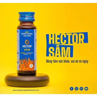 Nước đông trùng hạ thảo hector sâm hộp 10 chai