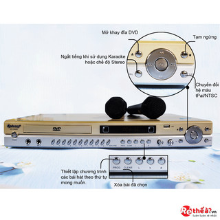 [Mã ELHACE giảm 4% đơn 300K] Đầu DVD Karaoke Arirang AR-36MB