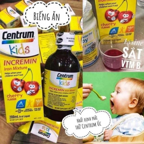 Siro ăn ngon centrum kids orihiro lọ 200ml cải thiện tầm vóc cho bé hỗ trợ biếng ăn tăng cân