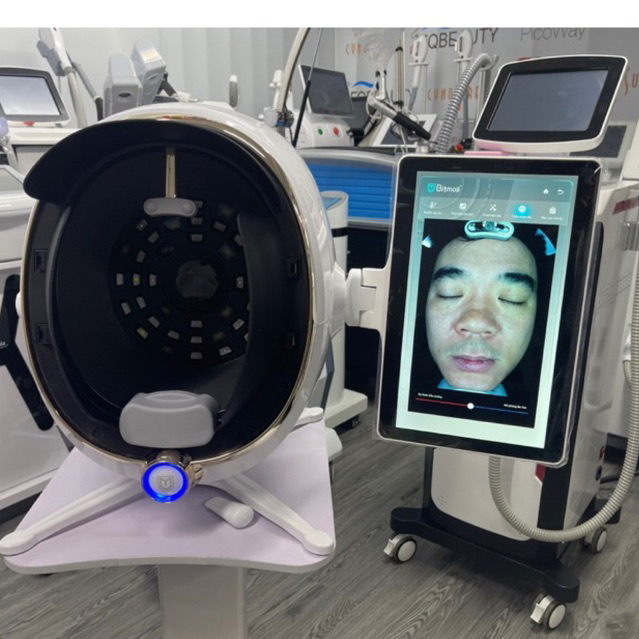 máy phân tích da hãng bitmoji, máy soi da   siêu sắc nét phân tích được các bệnh lý về da