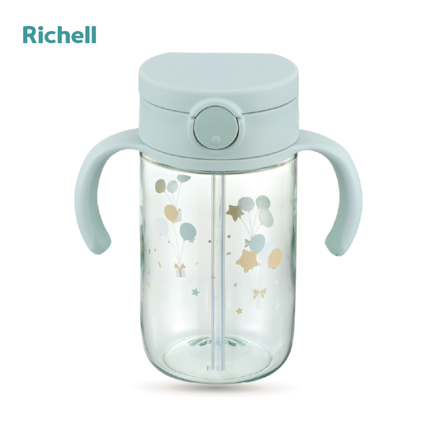 Bình ống hút Richell Axstars 320ml