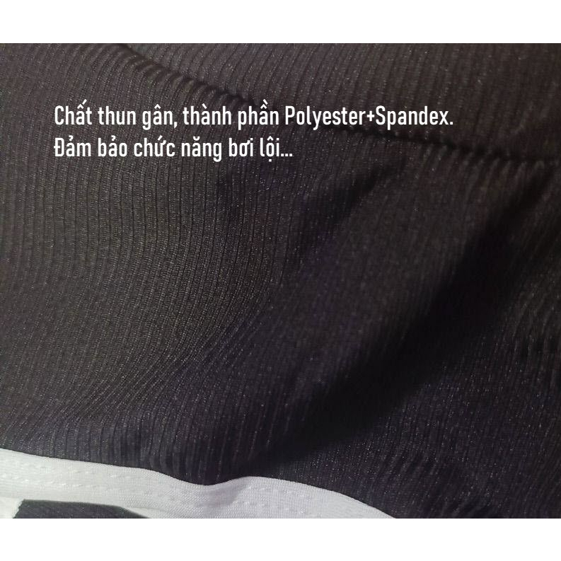 Bikini liền thân 1 mảnh thun gân đi biển kín đáo, có cổ và tay rời #6809 ( XUỐNG PHỐ SHOP ) | BigBuy360 - bigbuy360.vn