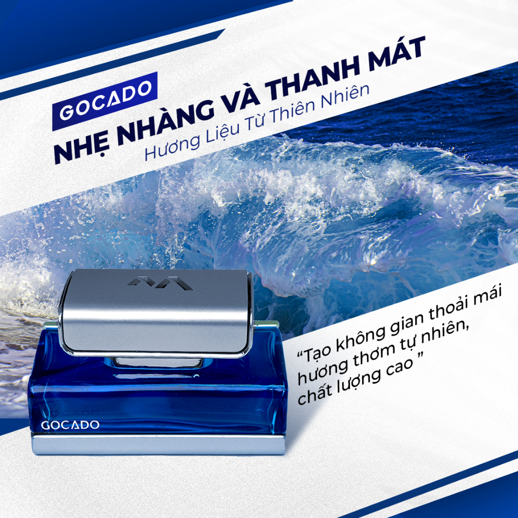 Nước hoa ô tô cao cấp,nước hoa xe hơi chính hãng Sea-Matic hương thơm đại dương,gỗ trầm,hổ phách 100% tự nhiên thoải mái