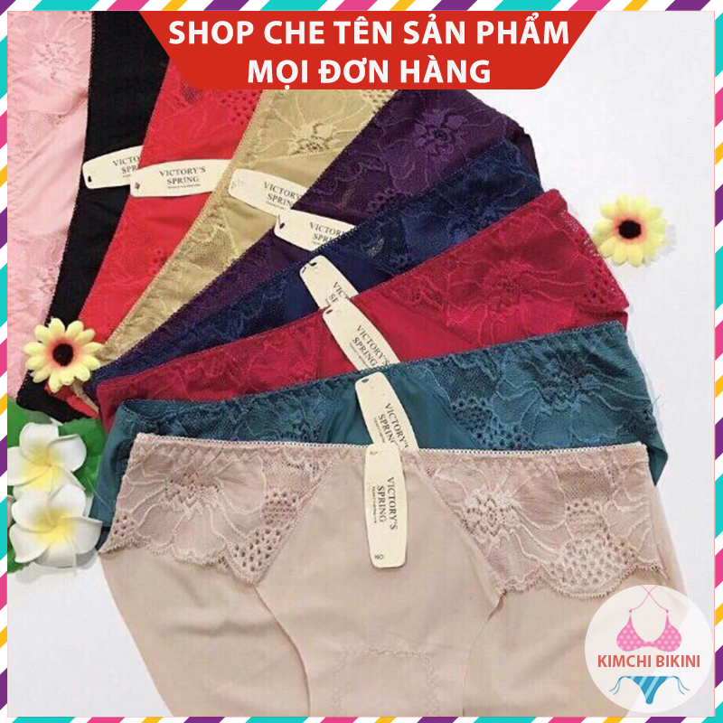 Quần nót pha ren hoa thun lạnh KIMCHIBIKINI đồ con su nữ thiết kế mềm mại thoáng mát xinh đẹp QL159