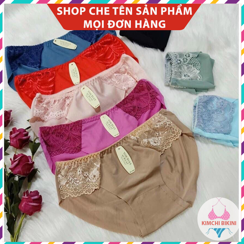 Quần nót pha ren hoa thun lạnh KIMCHIBIKINI đồ con su nữ thiết kế mềm mại thoáng mát xinh đẹp QL159