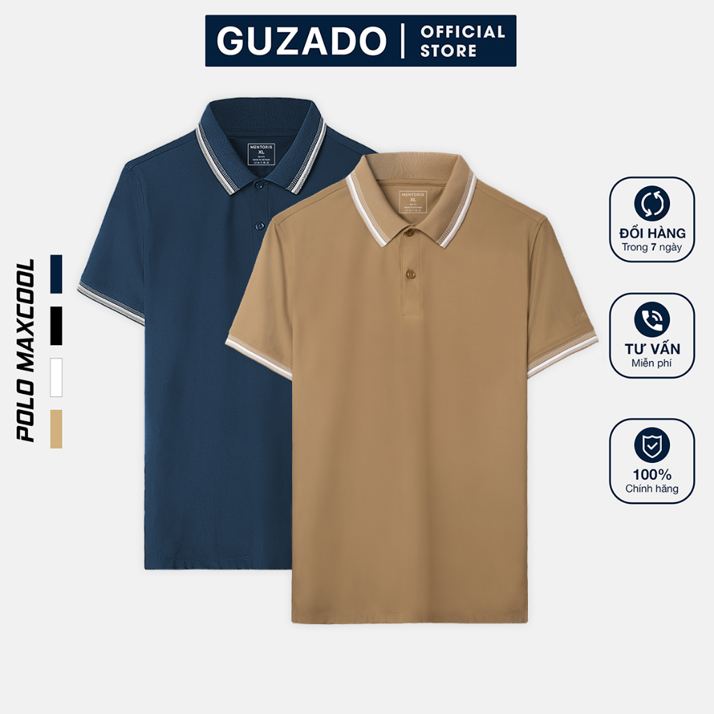Áo Polo Nam Guzado Chất Coolmax Thể Thao Thoáng Khí,Thấm Hút Cực Tốt,Mẫu Mới Nhất 2023 MPL2334