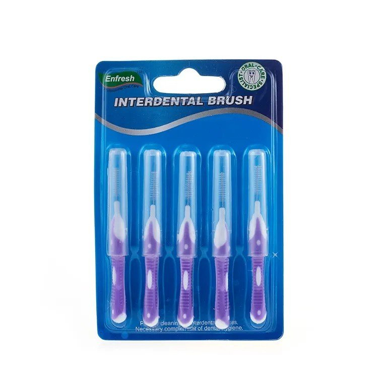 Bàn chải kẽ răng interdental brush Coral Clean, làm sạch mảng bám cứng đầu ở kẽ răng