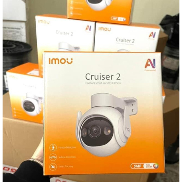 Camera Imou Cruiser 2 IP Wifi GS7EP 3MP 2K, 5MP 3K xoay 360, AI, Màu đêm, đàm thoại 2 chiều - Chính hang