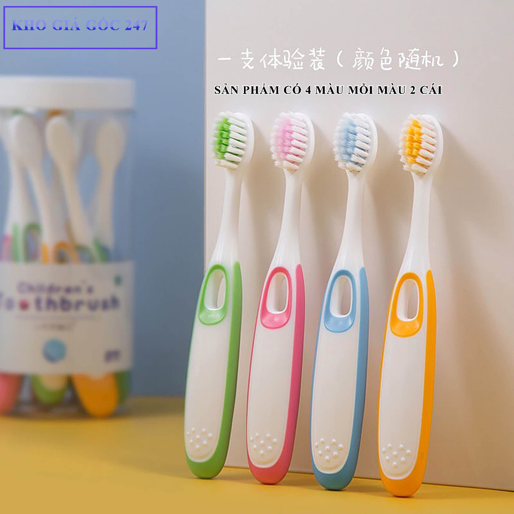 Hộp 8 Bàn Chải Đánh Răng Cho Bé