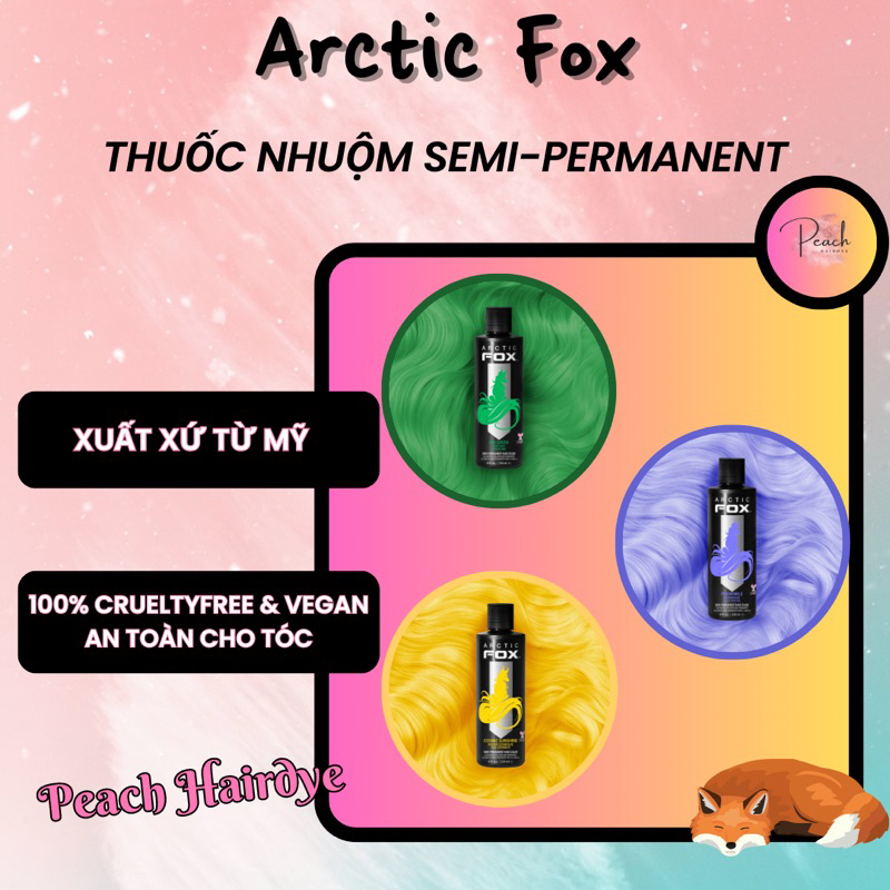 Thuốc nhuộm tóc Arctic Fox USA