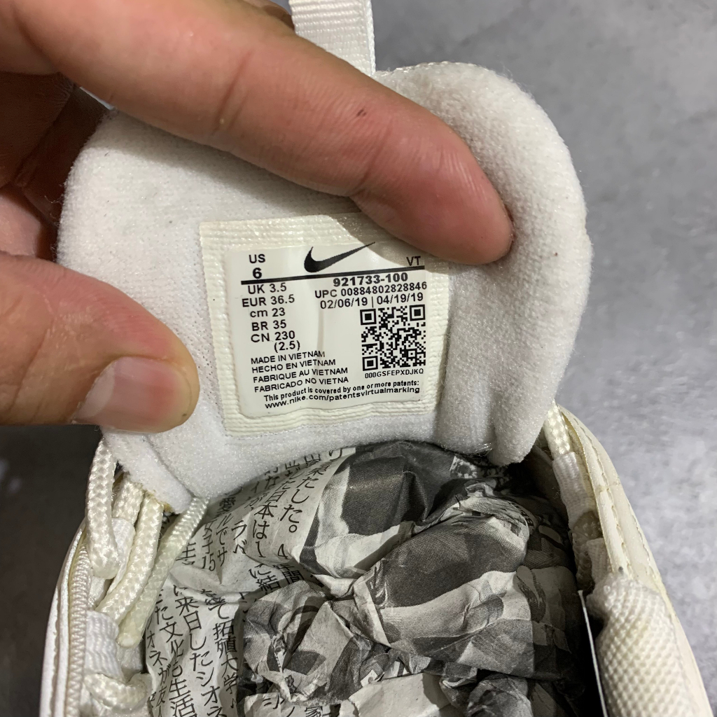 Giày 2hand Nike Air Max 97 White Pure Platinum 921733 100 - 4153