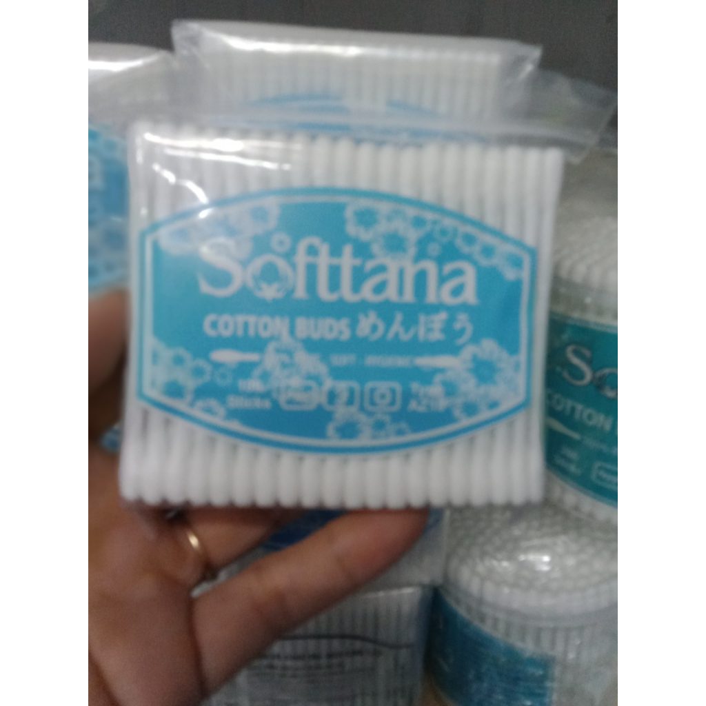 Tăm bông vệ sinh tai mũi softana