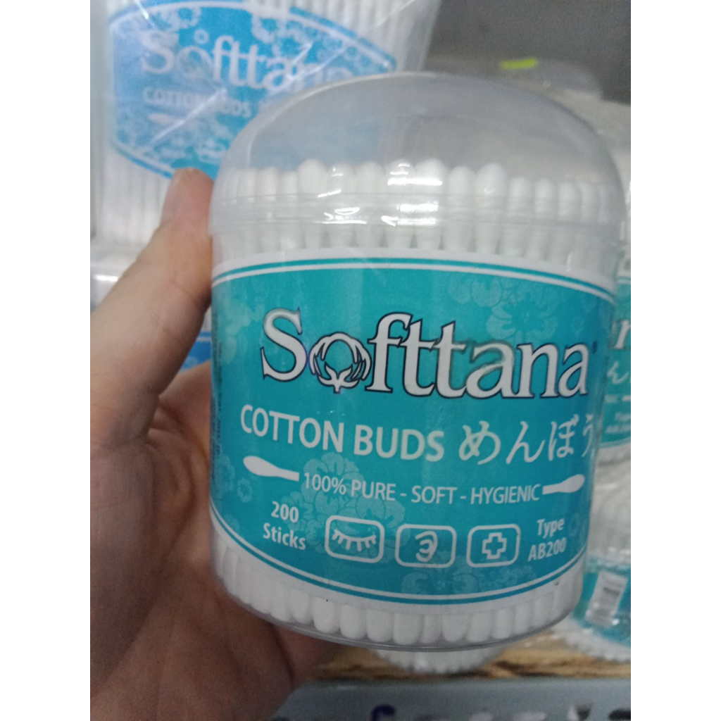 Tăm bông vệ sinh tai mũi softana