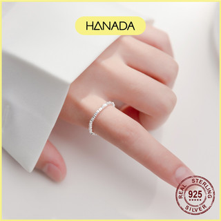 Nhẫn Bạc 925 Hanada Long Lanh Freesize 0031 M3