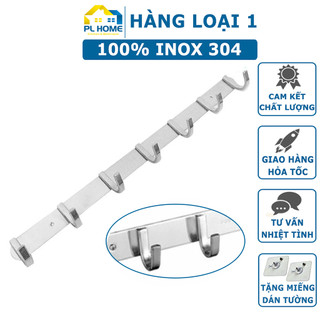 Móc treo quần áo inox sus 304 – inox dày, chắc chắn