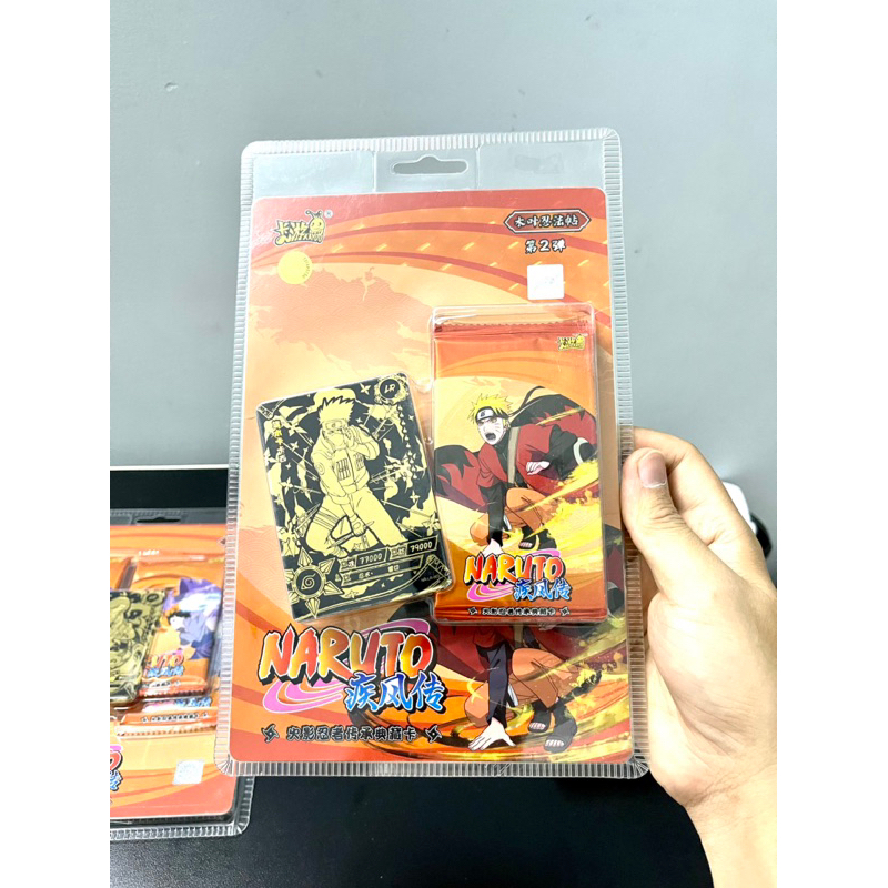 Combo 5 packs Thẻ nhân phẩm Naruto Kayou Bilster