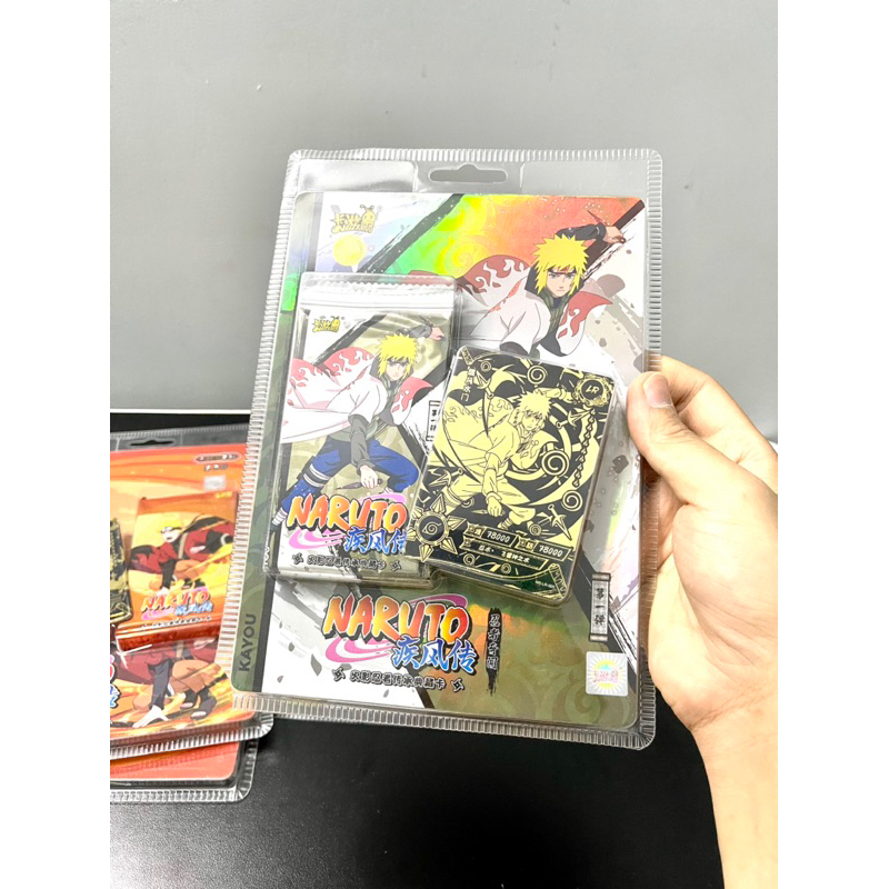 Combo 5 packs Thẻ nhân phẩm Naruto Kayou Bilster