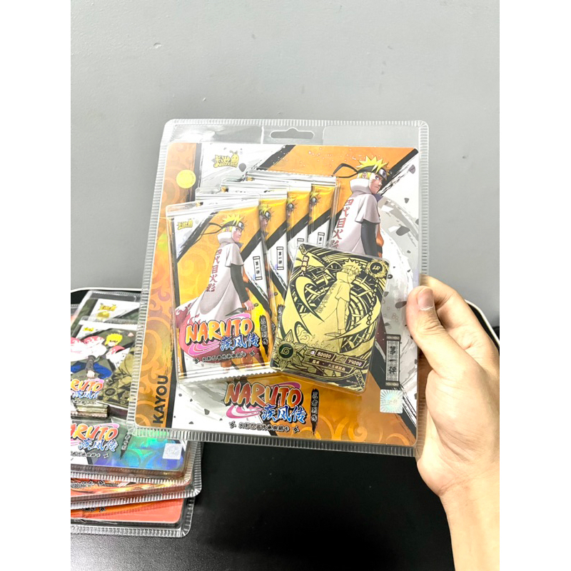 Combo 5 packs Thẻ nhân phẩm Naruto Kayou Bilster