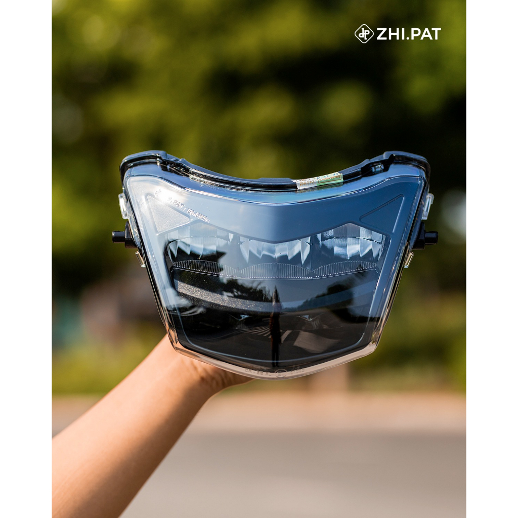 Chóa Zhipat led 2 tầng Wave 110 màu khói