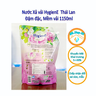 Nước xả vải Hygiene Thái lan đậm đặc siêu thơm - túi 1150ml