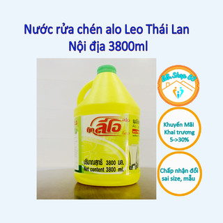 Nước rửa chén alo thái lan hương chanh can 3800ml