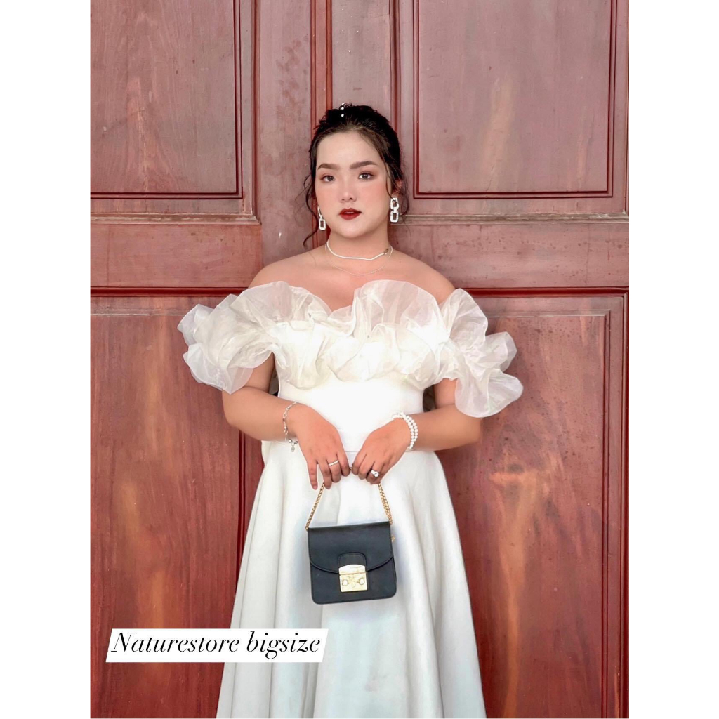 ĐẦM MAXI BÈO KIẾNG BIGSIZE - ĐẦM CÔ DÂU - ĐẦM CÔNG CHÚA