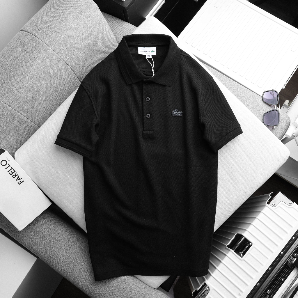 Áo thun Polo Nam bo gân xuất dư form regular suông không ôm, vải cá sấu cotton co giãn , bigsize 100kg - IVANBIGSIZE