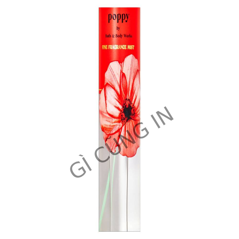 Tem Nước Hoa Body Mist - Mẫu Poppy By Bath & Body Works (Lọ chiết - Chai chiết - Ống chiết)