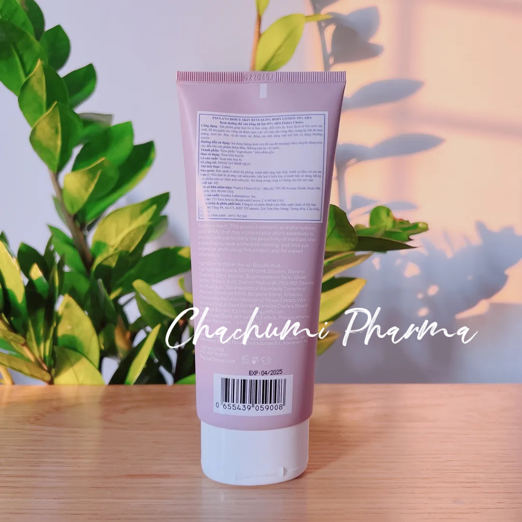 Paula's Choice 10% AHA Body Lotion - dưỡng thể sáng da