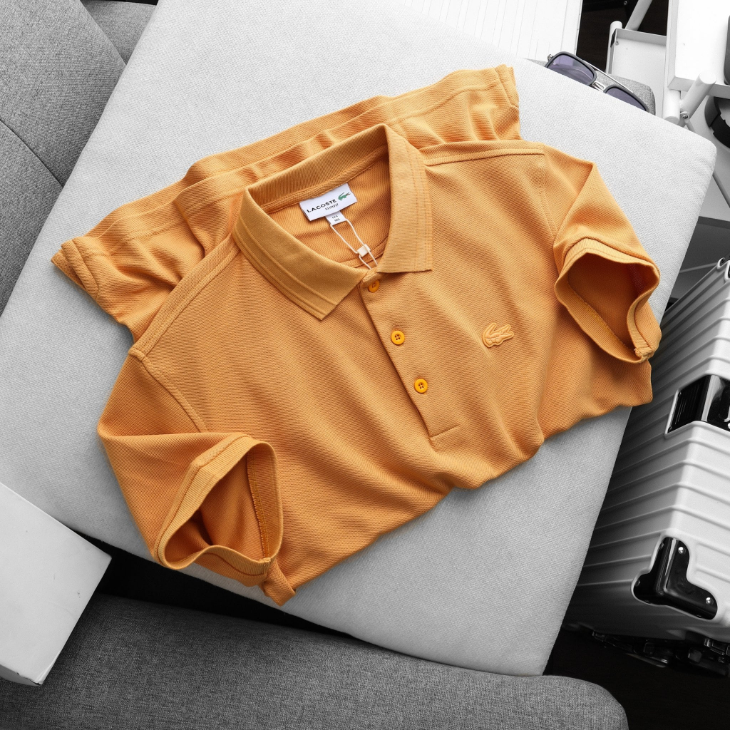 Áo thun Polo Nam bo gân xuất dư form regular suông không ôm, vải cá sấu cotton co giãn , bigsize 100kg - IVANBIGSIZE