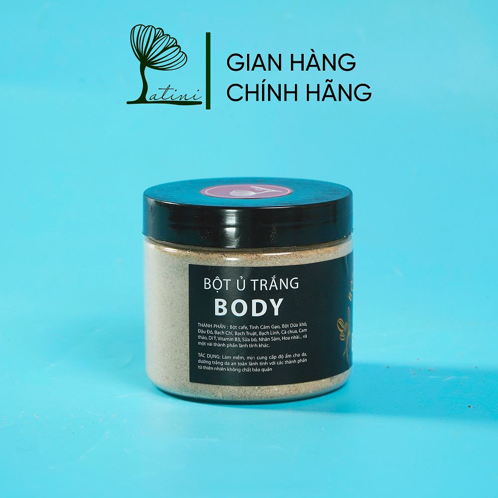 Bột ủ trắng da body toàn thân hoàn toàn từ thảo mộc bật 1 - 2 tông sau 1 tuần -200g - Latini | BigBuy360 - bigbuy360.vn