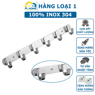 Móc treo quần áo inox sus 304 bản dẹp – inox dày, chắc chăn