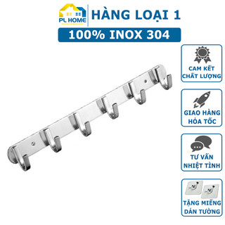 Móc treo quần áo, túi xách Inox 304 bóng