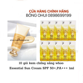 Combo 60 gói kem chống nắng whoo vàng