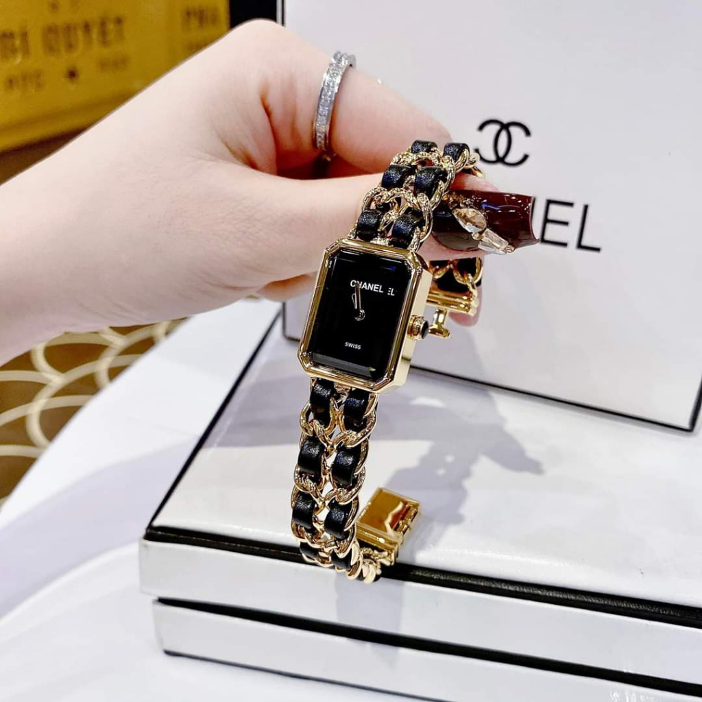Đồng Hồ Nữ Cha.nel, Size Mini: 20x28mm,Full Box Hãng,Mẫu Hot Cho Chị em Tay Tấm,Yêu Size Nhỏ