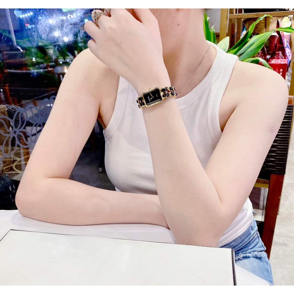 Đồng Hồ Nữ Cha.nel, Size Mini: 20x28mm,Full Box Hãng,Mẫu Hot Cho Chị em Tay Tấm,Yêu Size Nhỏ