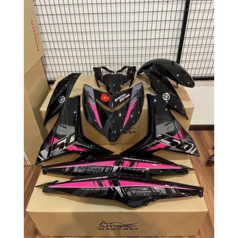 Tem rời Ex150 đen hồng