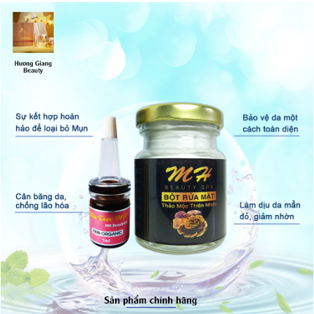 [NOÃN THỰC VẬT - CHÍNH HÃNG] Combo Bột Rửa Mặt-Noãn Thực Vật