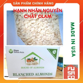 Hạnh nhân CẮT LÁT, Hạnh nhân nguyên hạt tươi sống Olam